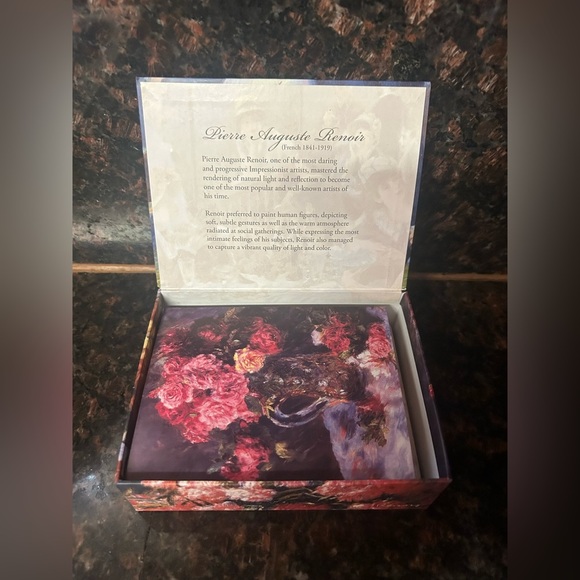 VINTAGE Pierre-Auguste Renoir Fine Art Greeting Card lot of 19 with box - Picture 3 of 8